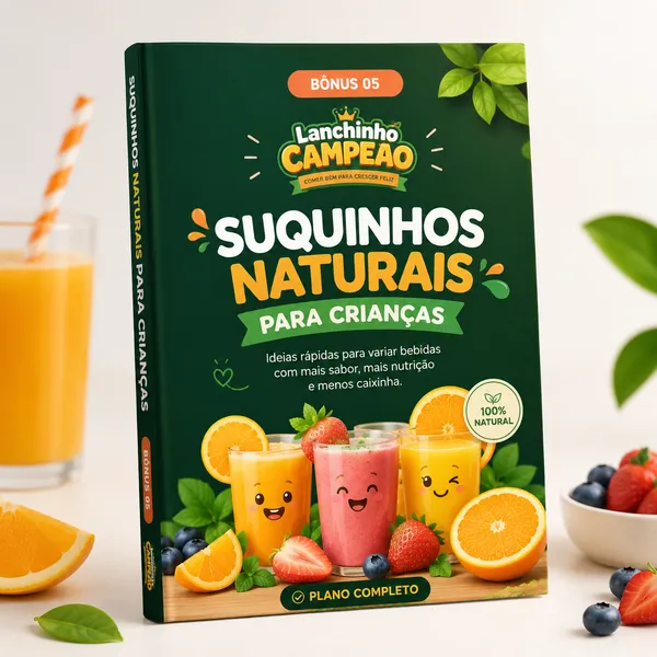 Bônus 05 — Suquinhos Naturais para Crianças