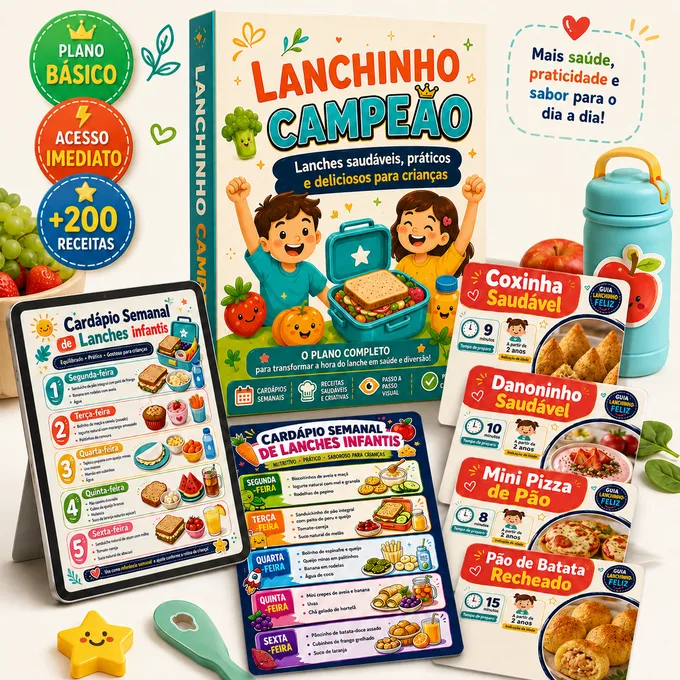 Mockup do Plano Básico — Lanchinho Campeão